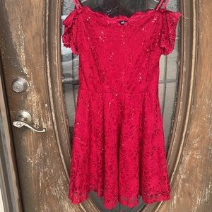 Jump Red Lace Dress!  8
